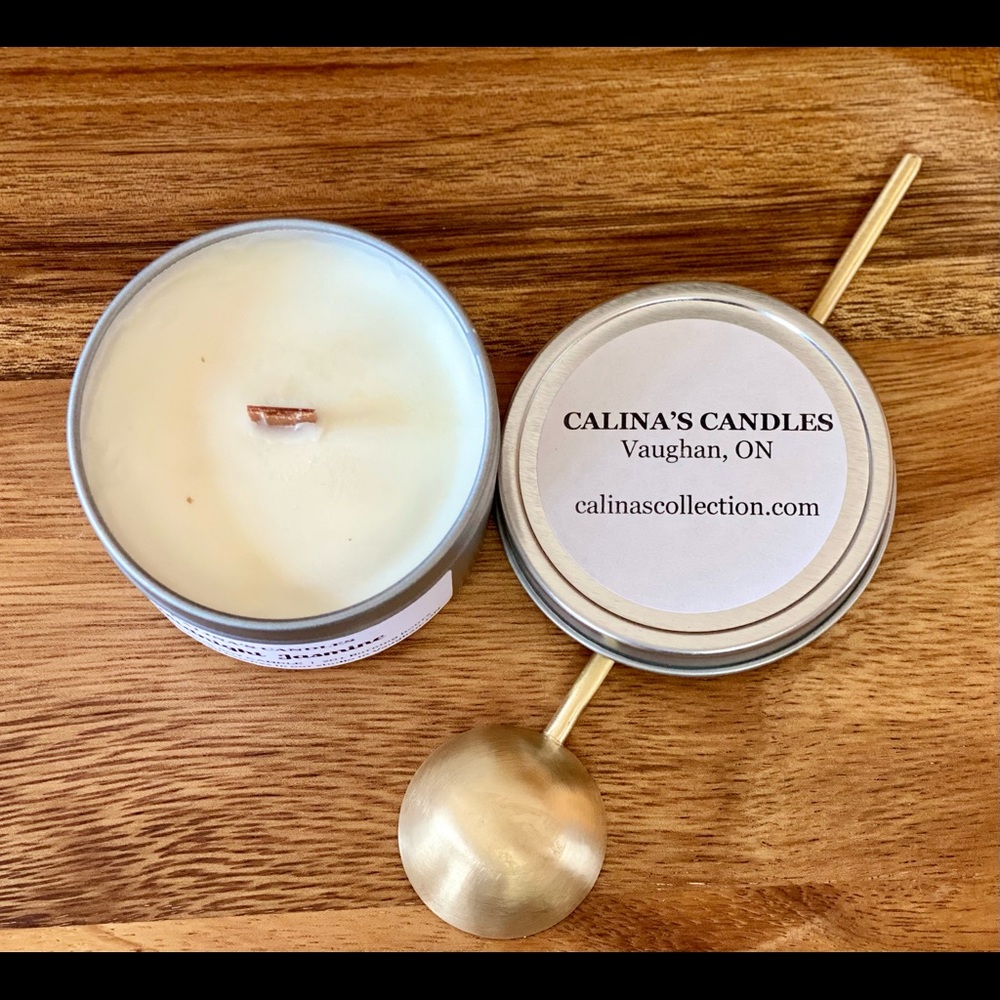 Midnight Jasmine  | Scented Candle | Wooden Wick - Picture 3 of 4